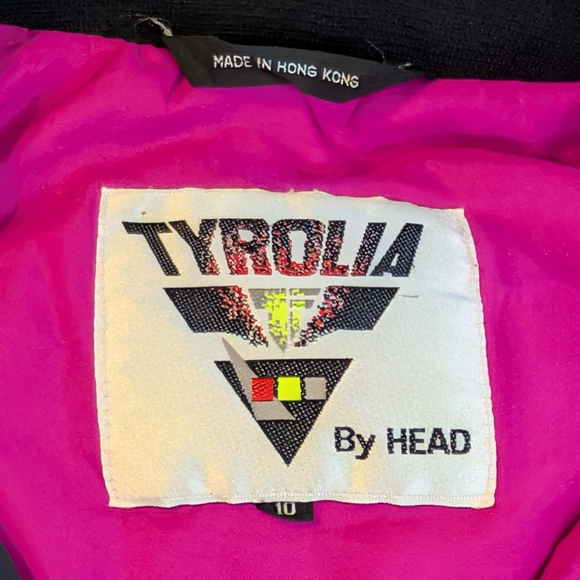 VTG 90s Hot Pink Tyrolia by Head Ski Jacket Retro Eclectic Maximalist Outerwear - Picture 2 of 11